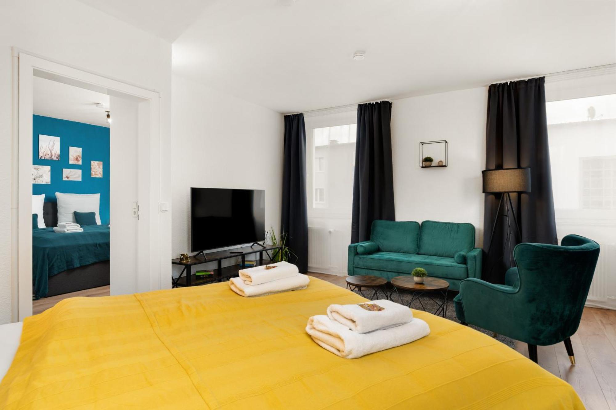 Free Living - City Design Apartments, Zentrum, Outlet, Balkon, Kueche Wolfsburg Exterior photo