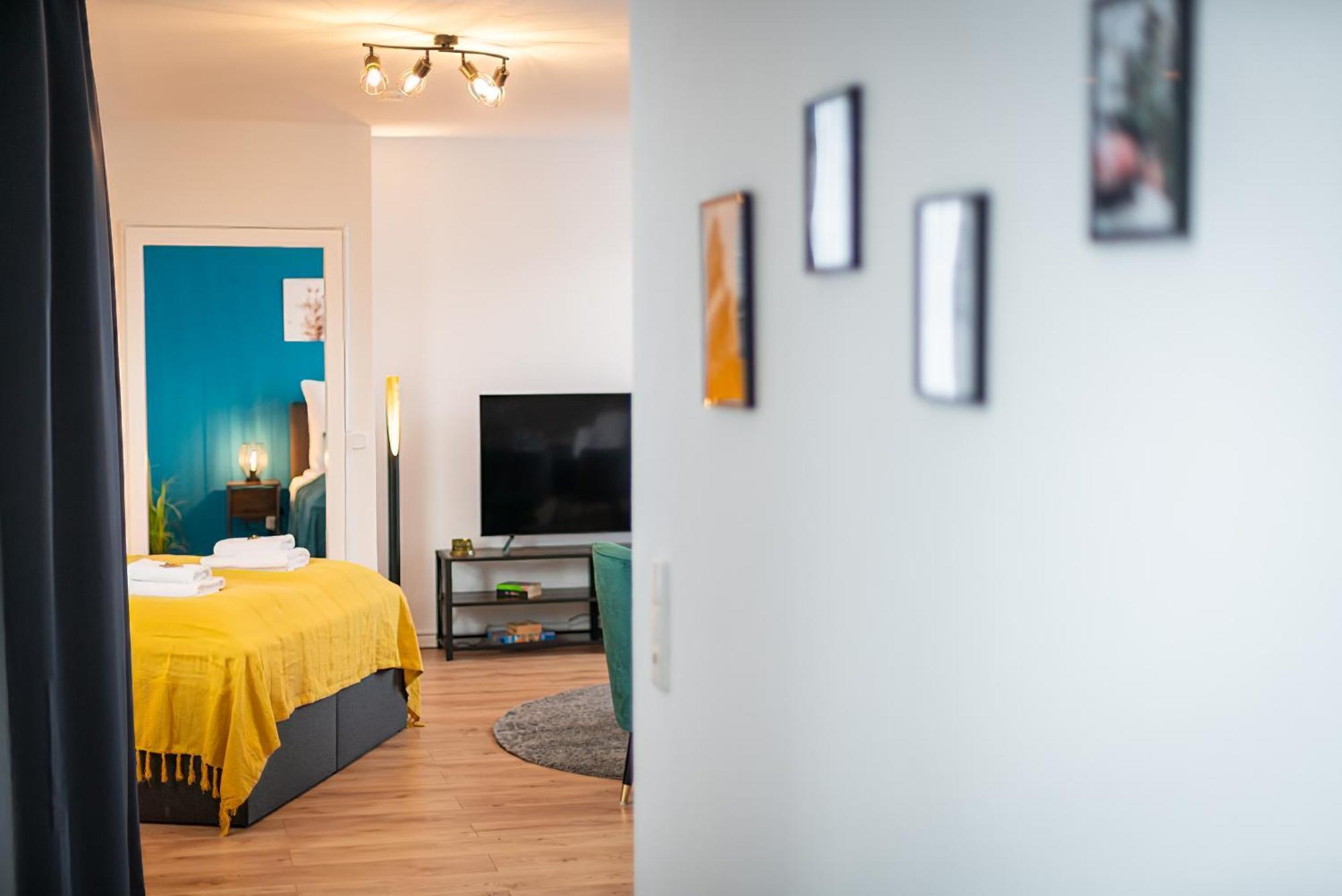 Free Living - City Design Apartments, Zentrum, Outlet, Balkon, Kueche Wolfsburg Exterior photo
