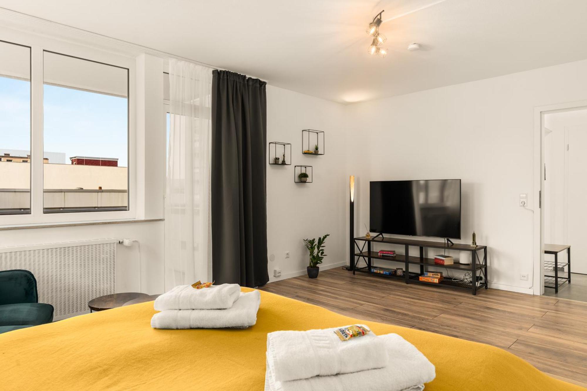 Free Living - City Design Apartments, Zentrum, Outlet, Balkon, Kueche Wolfsburg Exterior photo